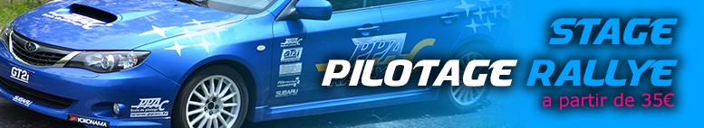 Stages de pilotage rallye ppac